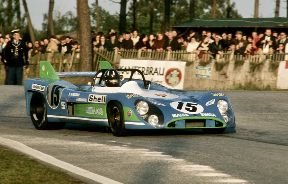 Matra MS670 pendant les 24h du Mans 1972